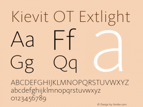 Kievit OT Extlight Version 7.700, build 1040, FoPs, FL 5.04图片样张