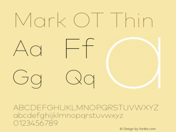 Mark OT Thin Version 7.60图片样张