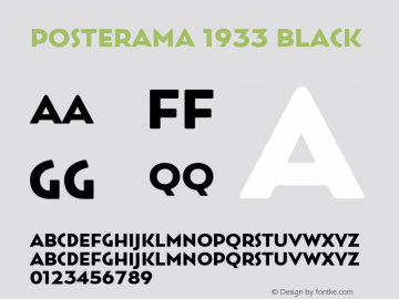 Posterama 1933 Black Version 1.00图片样张