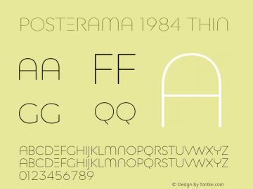 Posterama 1984 Thin Version 1.00图片样张