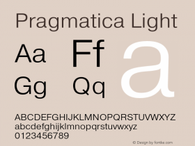 Pragmatica Light Version 2.000图片样张