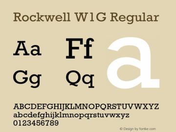 Rockwell W1G Regular Version 1.00 Build 1000图片样张
