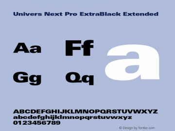 UniversNextPro-XBlackExt Version 2.00图片样张