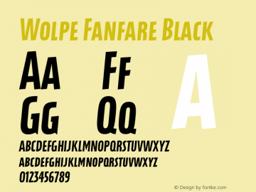Wolpe Fanfare Black Version 1.00, build 3, g2.4.2 b1005, s3图片样张