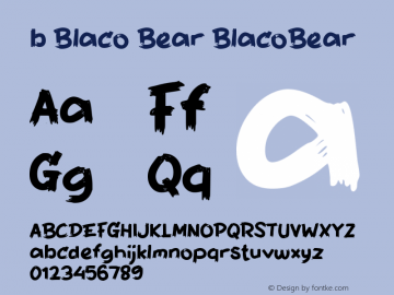 Blaco Bear Version 001.000图片样张