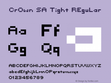 Crown SA Tight Crown SA Tight v1.01 6/26/07图片样张