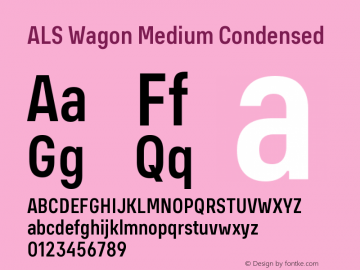 ALS Wagon Medium Condensed Version 1.000图片样张