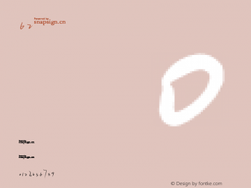 62 Version 1.00;May 20, 2022;FontCreator 11.0.0.2407 32-bit图片样张