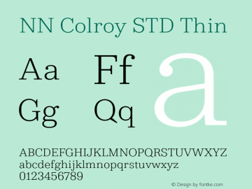 NN Colroy STD Thin Version 2.000;FEAKit 1.0图片样张