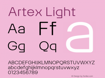 Artex-Light Version 1.005图片样张