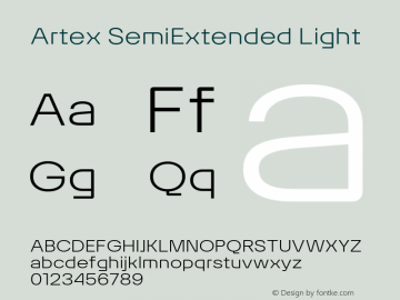 ArtexSemiExtended-Light Version 1.005图片样张