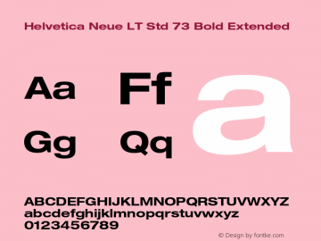 HelveticaNeueLTStd-BdEx Version 2.035;PS 002.000;hotconv 1.0.51;makeotf.lib2.0.18671图片样张