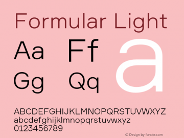Formular-Light Version 2.001图片样张