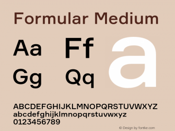Formular-Medium Version 2.001图片样张