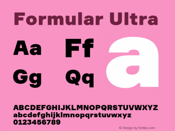 Formular-Ultra Version 2.002图片样张