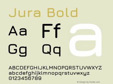 Jura Bold Version 5.106图片样张