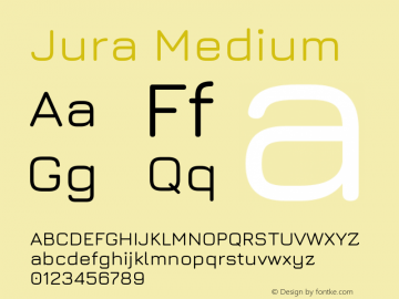 Jura Medium Version 5.106图片样张