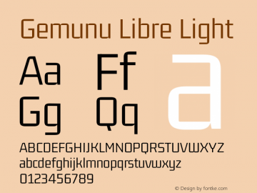 Gemunu Libre Light Version 1.100图片样张