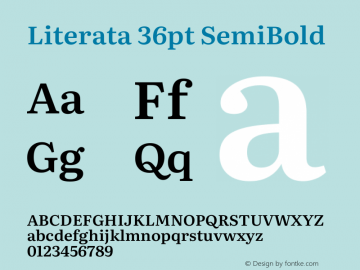 Literata 36pt SemiBold Version 3.002图片样张