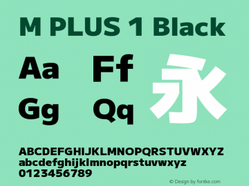 M PLUS 1 Black Version 1.001图片样张