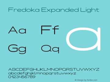 Fredoka Expanded Light Version 2.001图片样张