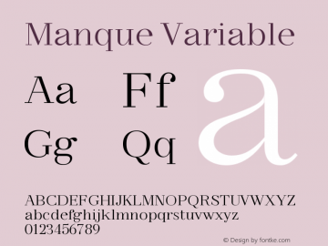 Manque Variable Version 1.000;FEAKit 1.0图片样张