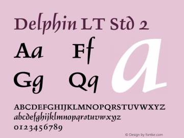 DelphinLTStd-2 Version 2.086;PS 005.000;hotconv 1.0.67;makeotf.lib2.5.33168图片样张