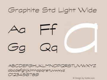 GraphiteStd-LightWide Version 2.076;PS 002.000;hotconv 1.0.67;makeotf.lib2.5.33168图片样张