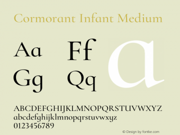 Cormorant Infant Medium Version 4.000图片样张