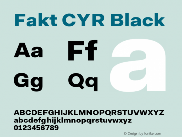 FaktCYR-Black Version 4.001; build 0001图片样张