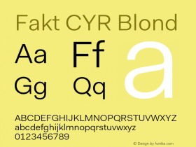 FaktCYR-Blond Version 4.001; build 0001图片样张