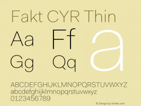 FaktCYR-Thin Version 4.001; build 0001图片样张