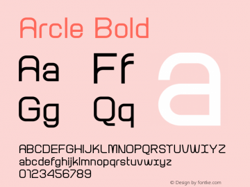 Arcle-Bold 1.000图片样张