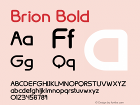 Brion-Bold 1.0图片样张