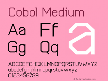 Cobol-Medium 1.000图片样张