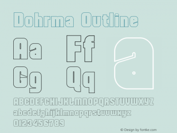 Dohrma-Outline 1.000图片样张