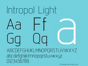 Intropol-Light 1.000图片样张