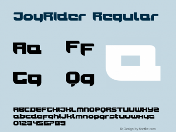 JoyRider Ultra Version 1.000;PS 001.000;hotconv 1.0.38图片样张