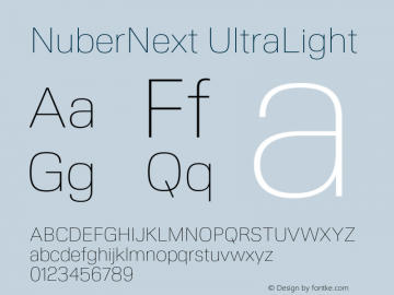 NuberNext UltraLight Version 001.002 February 2020图片样张