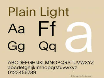 Plain-Light Version 2.002图片样张