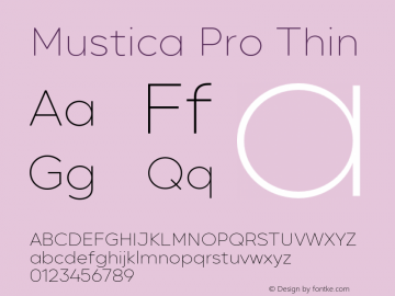 Mustica Pro Thin Version 1.1.4.2图片样张