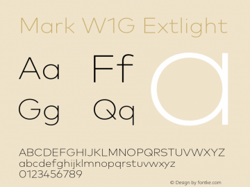 Mark W1G Extlight Version 1.10图片样张