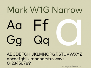 Mark W1G Narrow Version 1.10图片样张