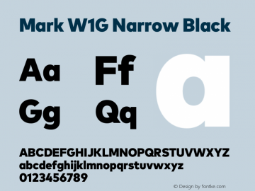 Mark W1G Narrow Black Version 1.10图片样张
