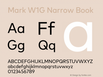 Mark W1G Narrow Book Version 1.10图片样张