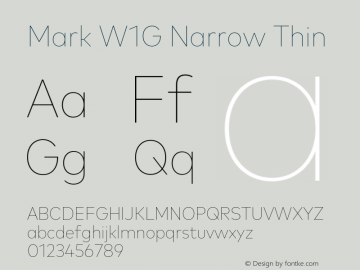 Mark W1G Narrow Thin Version 1.10图片样张