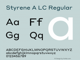 Styrene A LC Regular Version 1.1 2016图片样张