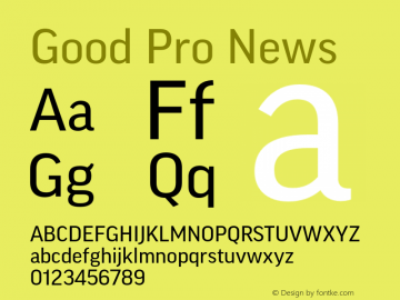 Good Pro News Version 7.70图片样张