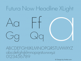Futura Now Headline XLt Version 1.01图片样张