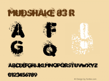 MUDSHAKE 83 Regular Version 1.00 August 14, 2006, initial release图片样张